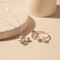 Flower Necklace & Ring Set