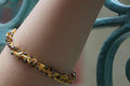 Real Acacia Twig Gold Bracelet, Handmade Nature Jewelry, Organic Botanical Bracelet, Unique Gift for Nature Lovers, 14K Gold Plated Sterling Silver 925
