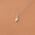 Gold Sea Shell Necklace, Solid Gold Jewelry, Gold Pendant, Gift for Her, Birthday Gift for Women, Handmade Jewelry, Minimalist Fashion